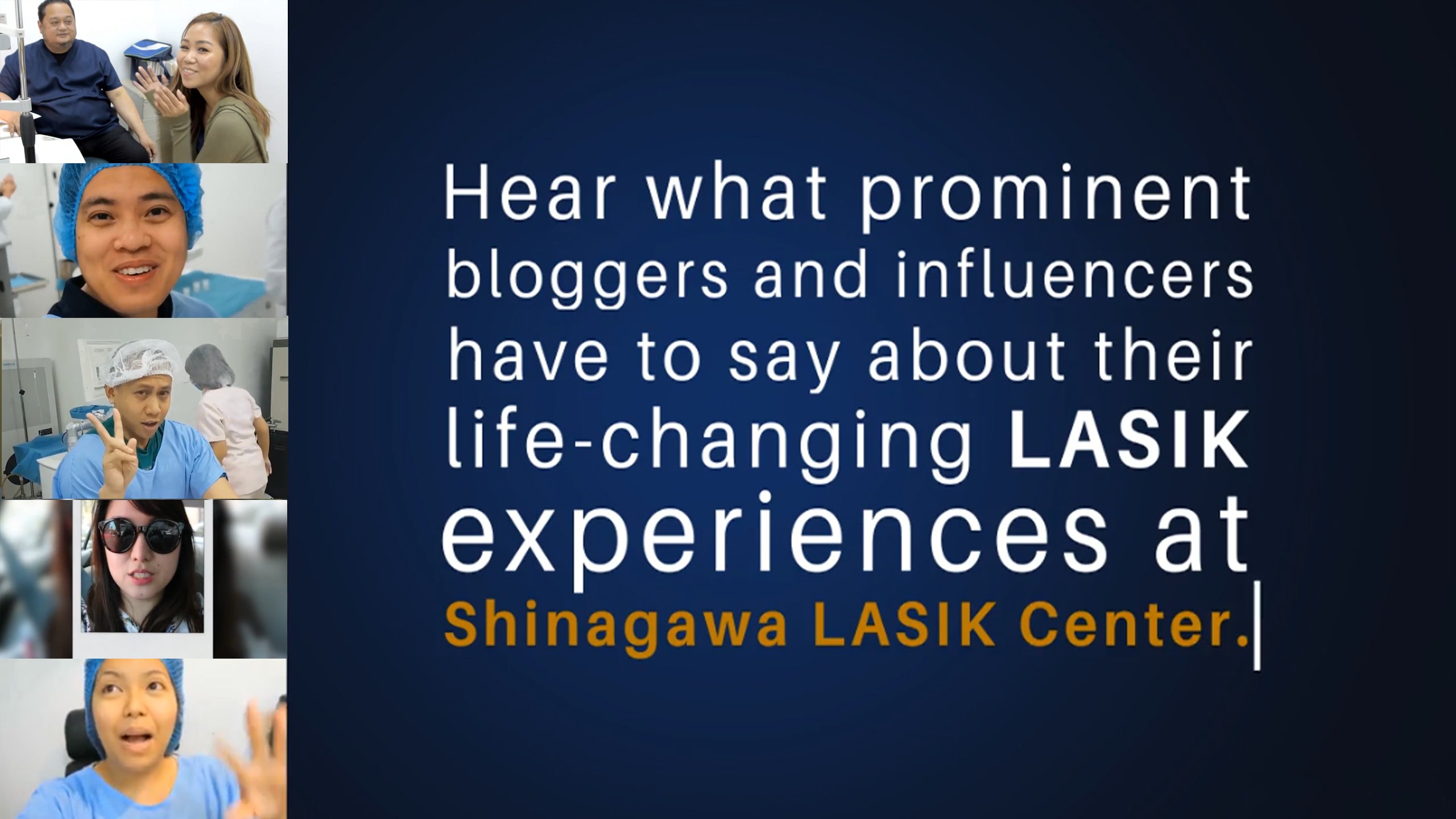 Lasik Testimonials Shinagawa Lasik Aesthetics Philippines