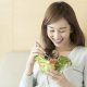 Girl Eating Salad