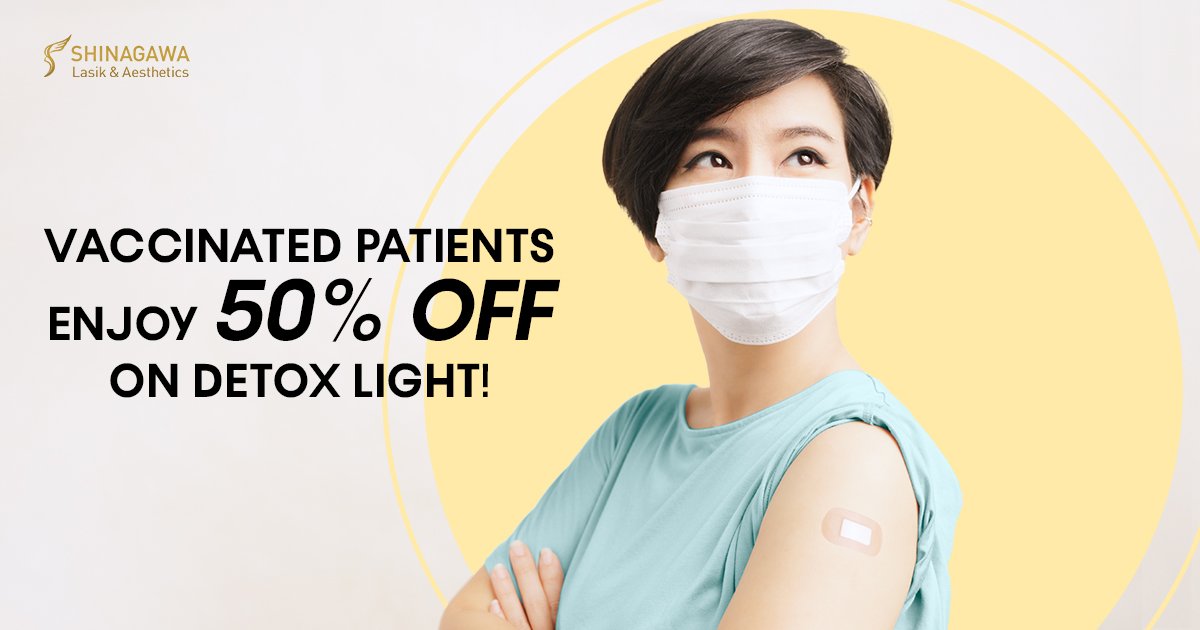 50% OFF On Detox Light Using Your Vaccination Card | Promos & Offers