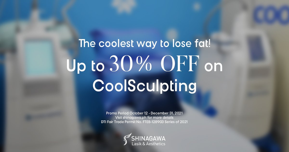 Shinagawa Aesthetics Offers Up To 30% OFF On CoolSculpting | Promos & Offers