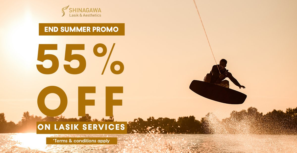 End Of Summer Saver: 55% DISCOUNT On LASIK | Promos & Offers