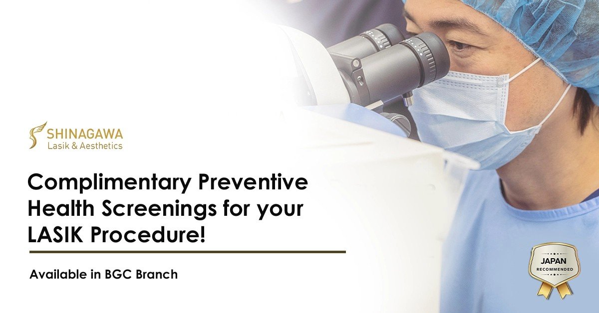Complimentary Preventive Health Screenings for LASIK Patients