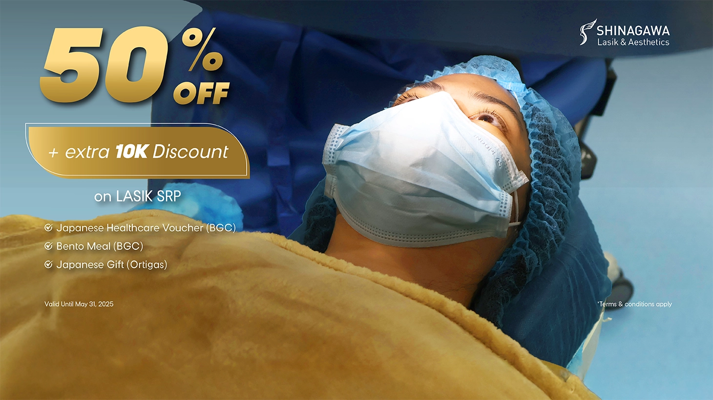 50% OFF + 10K DISCOUNT on LASIK