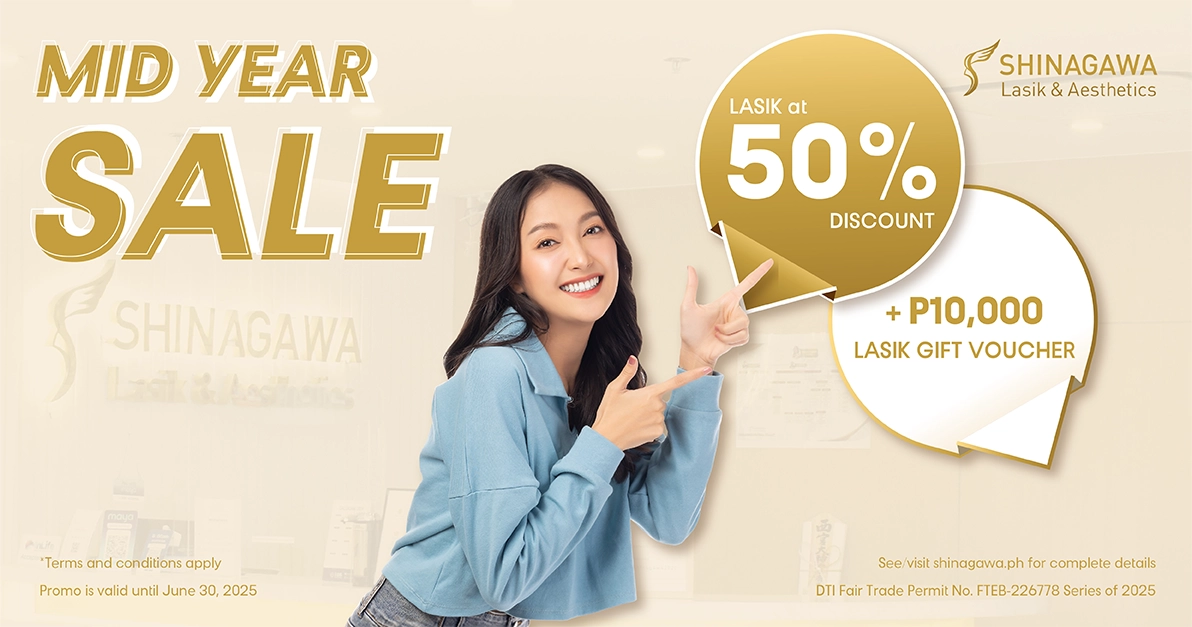 Mid-Year Sale: LASIK 50% OFF + 10K E-Gift Voucher June
