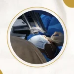 Comprehensive LASIK process at Shinagawa Lasik & Aesthetics in the Philippines showing eye screening, laser surgery, and post-operation vision test