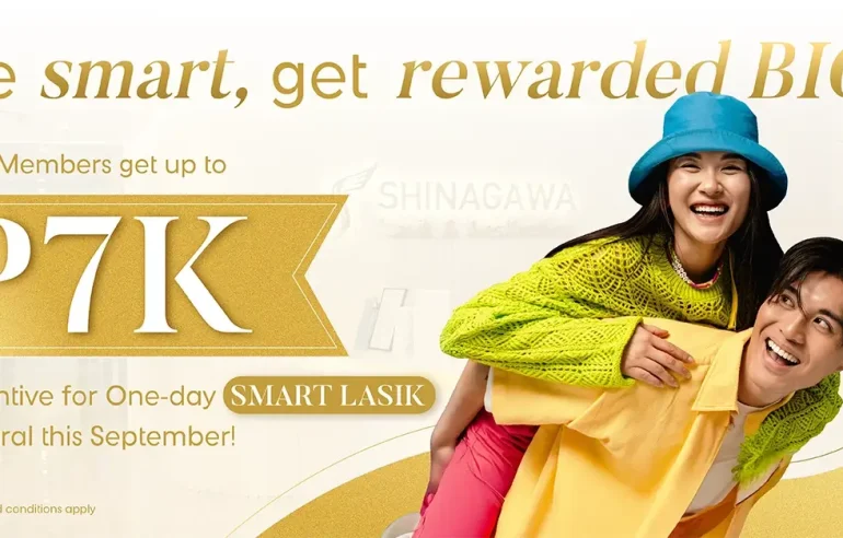 Shinagawa Lasik & Aesthetics Smart LASIK promo offering up to P7K referral incentive for SRC members in the Philippines