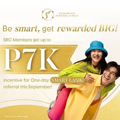 Shinagawa Lasik & Aesthetics Smart LASIK promo offering up to P7K referral incentive for SRC members in the Philippines