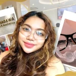 Happy LASIK patient sharing transformation journey with glasses and contact lenses at Shinagawa Lasik & Aesthetics in the Philippines
