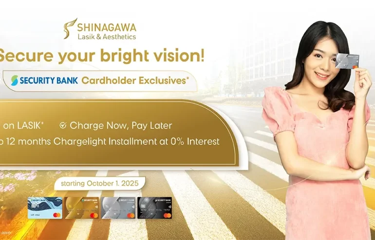 Security Bank Exclusive: LASIK Now, Pay Next Year at 50% OFF in 12 Easy Payments (0% Interest)