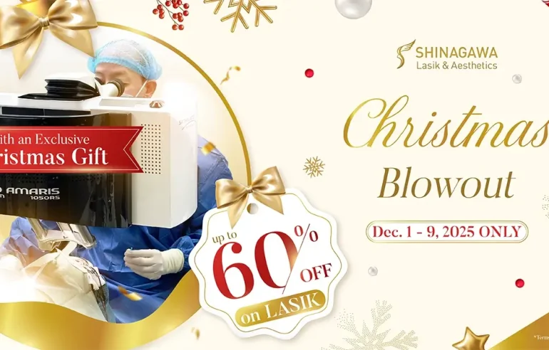 Christmas Blowout: Up to 60% Discount on LASIK from Dec. 1-9