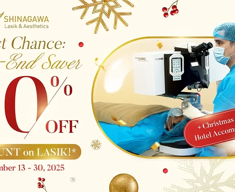 Last Chance Sale for 2025: Up to 50% Discount on LASIK from Dec. 13-30