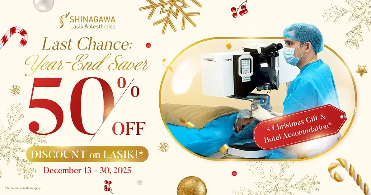 Last Chance Sale for 2025: Up to 50% Discount on LASIK from Dec. 13-30