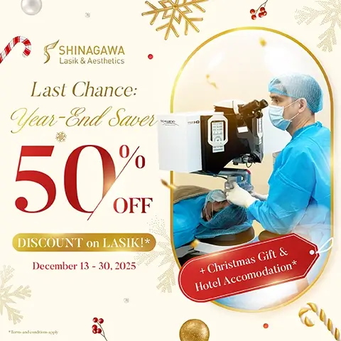 Last Chance Sale for 2025: Up to 50% Discount on LASIK from Dec. 13-30