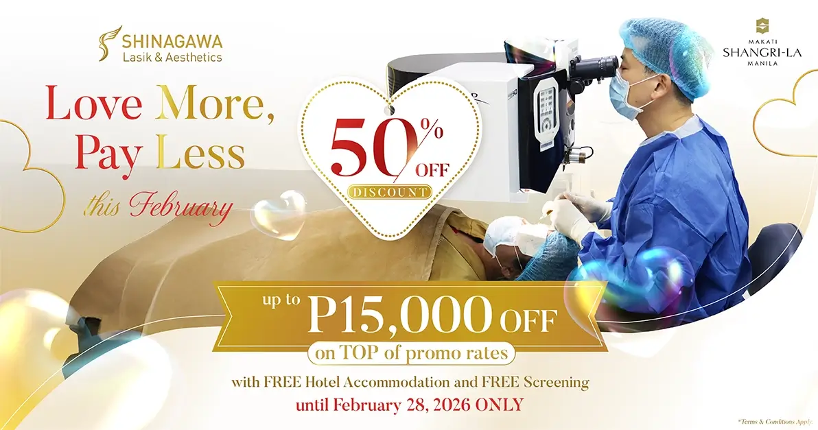 Eye Love You this February: 50% Discount + 15K OFF on LASIK