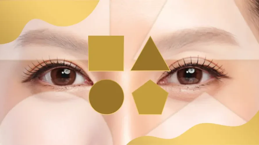 “Visual perception and shape recognition test illustrating how the eyes and brain identify geometric forms, used in comprehensive eye exams and vision assessment.