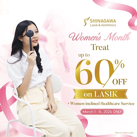 Women’s Month Treat: Up to 60% Discount on LASIK from Mar. 1-14